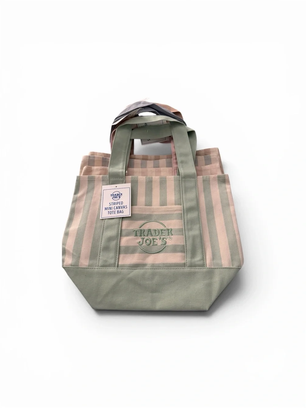 Trader Joe’s Summer of 2026, set of mini stripped totes. New!